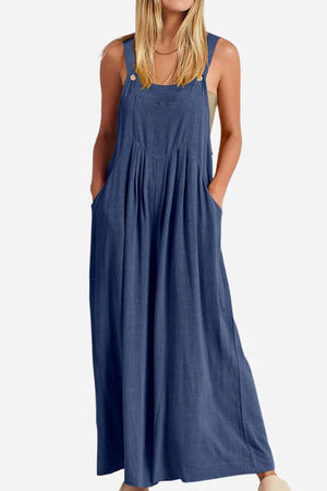 Free-Flow Wide Leg Overalls