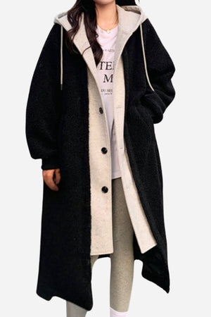 Everyday Wear Oversized Sherpa Long Coat