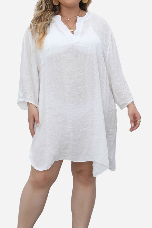 Naturally Beautiful: Airy V-neck Tunic