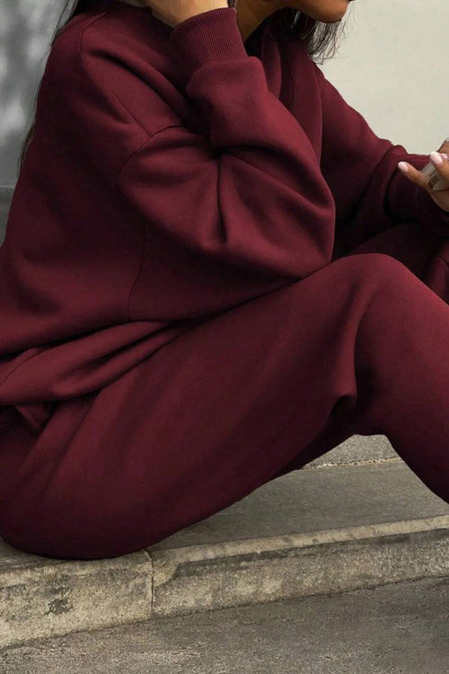Athleisure at its Finest: Cotton-Blended Two-Piece Tracksuit - Halloween Collection