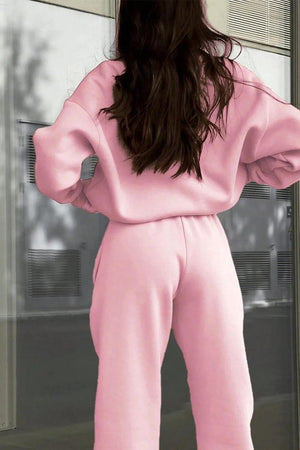 Athleisure at its Finest: Cotton-Blended Two-Piece Tracksuit - Halloween Collection