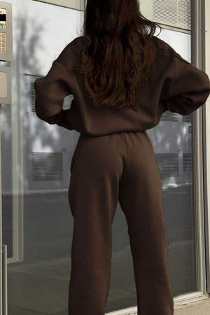 Athleisure at its Finest: Cotton-Blended Two-Piece Tracksuit - Halloween Collection