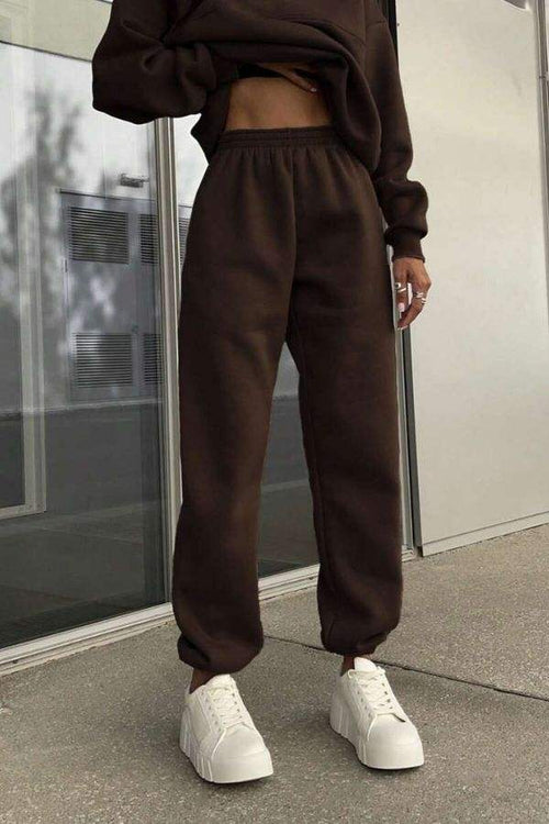 Athleisure at its Finest: Cotton-Blended Two-Piece Tracksuit - Halloween Collection