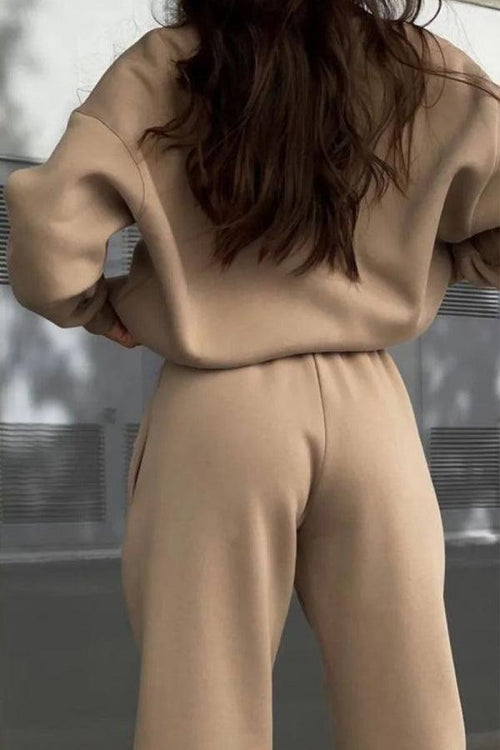 Athleisure at its Finest: Cotton-Blended Two-Piece Tracksuit - Halloween Collection