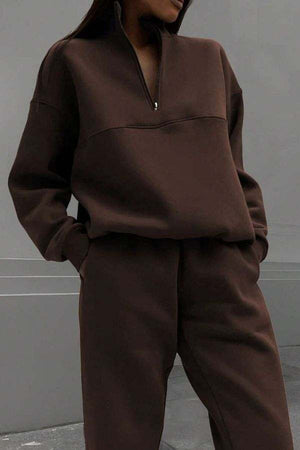 Athleisure at its Finest: Cotton-Blended Two-Piece Tracksuit - Halloween Collection