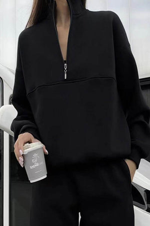 Athleisure at its Finest: Cotton-Blended Two-Piece Tracksuit - Halloween Collection