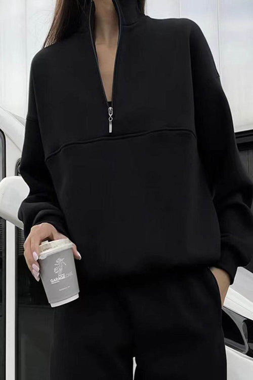 Athleisure at its Finest: Cotton-Blended Two-Piece Tracksuit - Halloween Collection