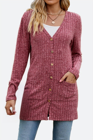 Long, Lightweight, Ultra Soft Knit-like Cardigan