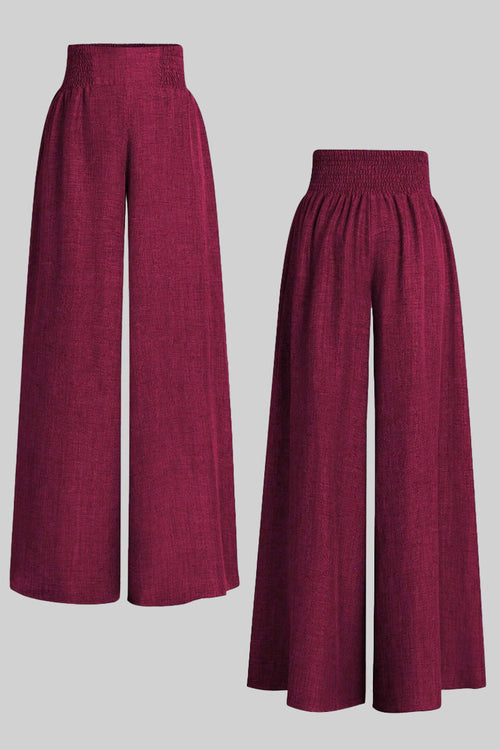 High Waist Wide Leg Pants