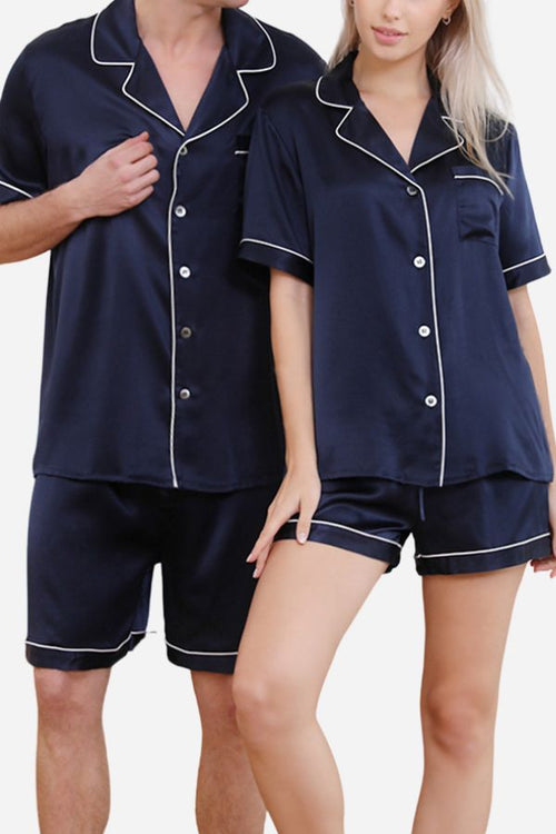 Mulberry Silk Couples Pajamas