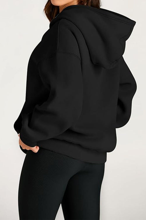 Oversized Fleece-Lined Hoodie