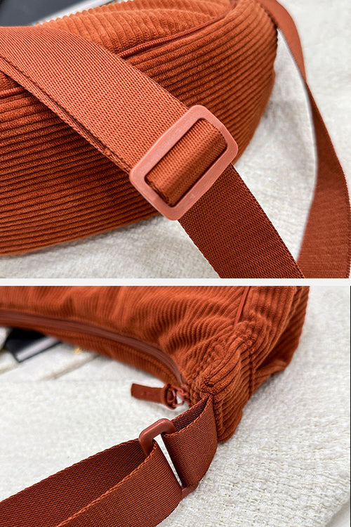 Corduroy Shoulder Bag