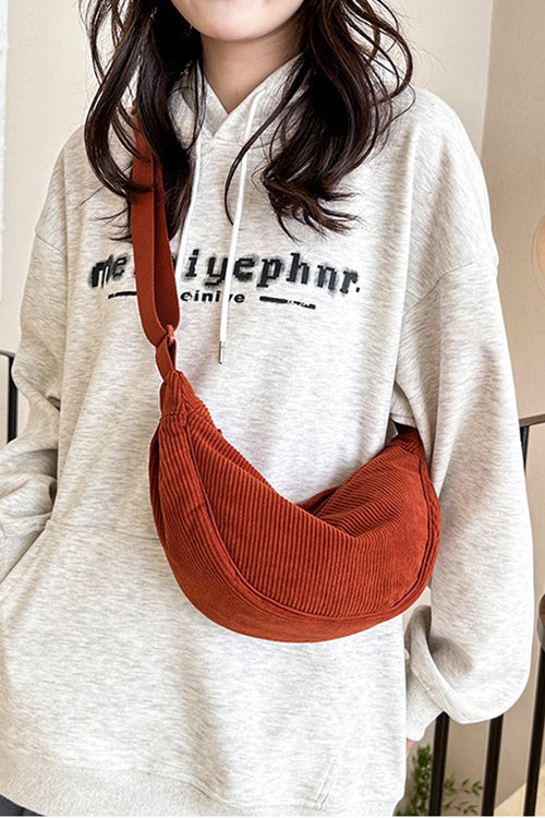 Corduroy Shoulder Bag