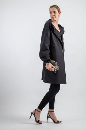 Water Resistant Oversized Hooded Windbreaker Rain Jacket - Halloween Collection