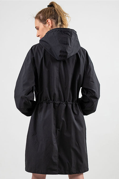 Water Resistant Oversized Hooded Windbreaker Rain Jacket - Halloween Collection