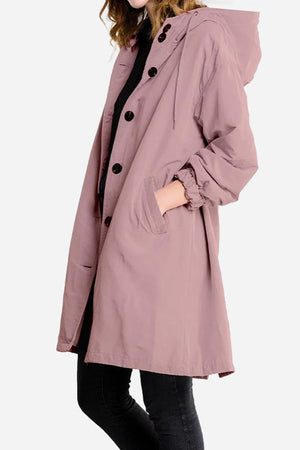 Water Resistant Oversized Hooded Windbreaker Rain Jacket - Halloween Collection