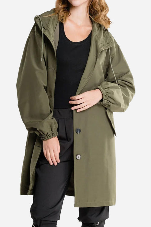 Water Resistant Oversized Hooded Windbreaker Rain Jacket - Halloween Collection