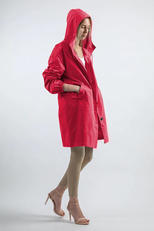 Water Resistant Oversized Hooded Windbreaker Rain Jacket - Halloween Collection