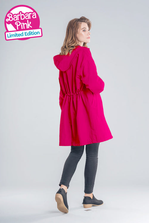 Water Resistant Oversized Hooded Windbreaker Rain Jacket - Halloween Collection