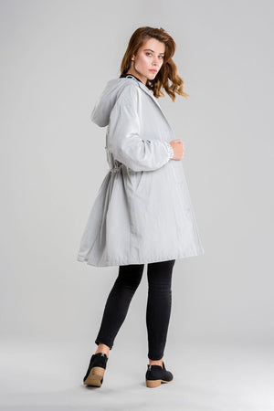 Water Resistant Oversized Hooded Windbreaker Rain Jacket - Halloween Collection