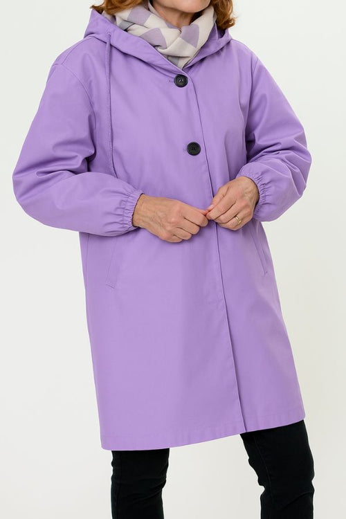 Water Resistant Oversized Hooded Windbreaker Rain Jacket - Halloween Collection