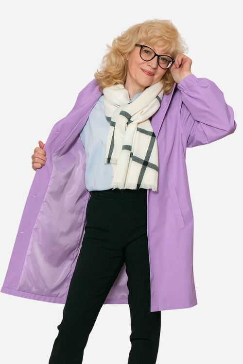 Water Resistant Oversized Hooded Windbreaker Rain Jacket - Halloween Collection