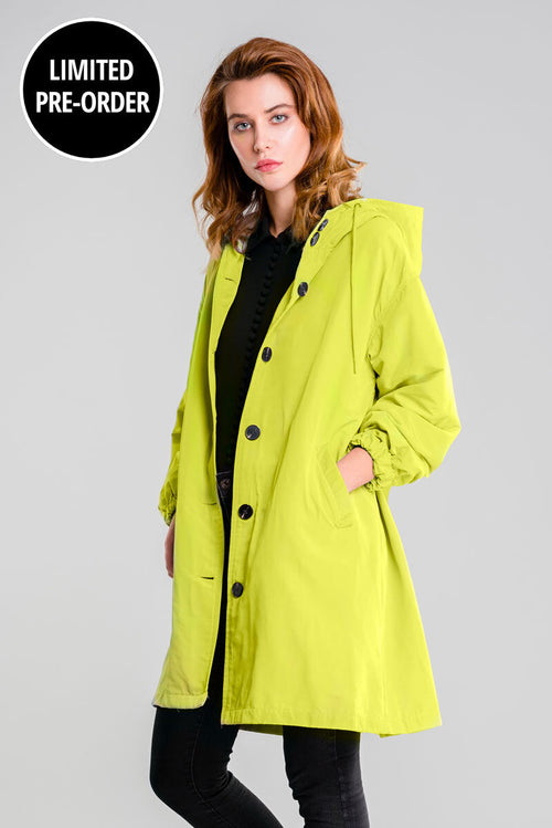 Water Resistant Oversized Hooded Windbreaker Rain Jacket - Halloween Collection