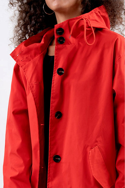 Water Resistant Oversized Hooded Windbreaker Rain Jacket - Halloween Collection